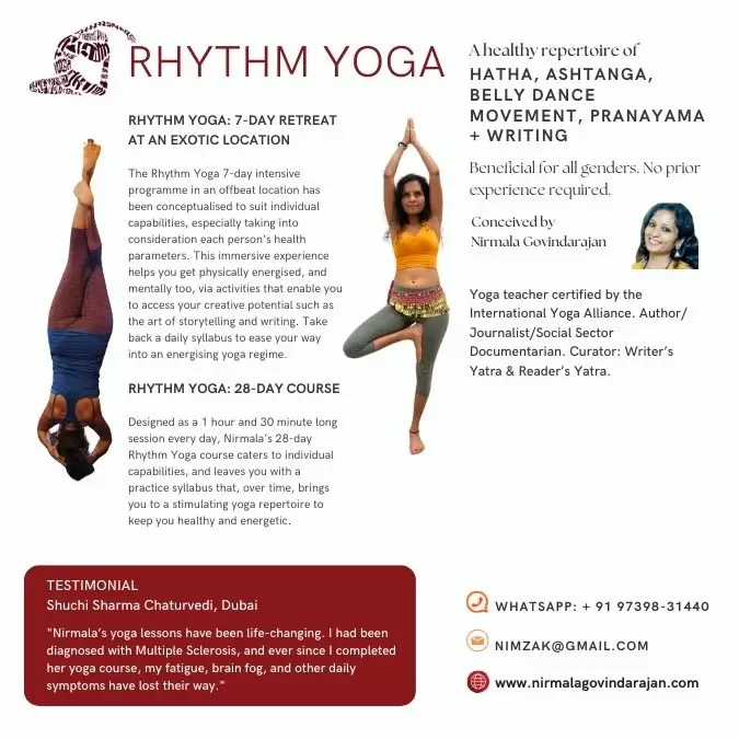 Rhythm Yoga Flyer